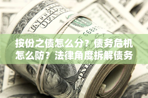武汉按份之债怎么分？债务危机怎么防？法律角度拆解债务分配与风险自保指南