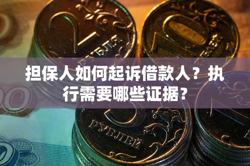 武汉担保人如何起诉借款人？执行需要哪些证据？