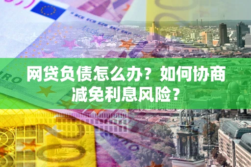 武汉网贷负债怎么办？如何协商减免利息风险？