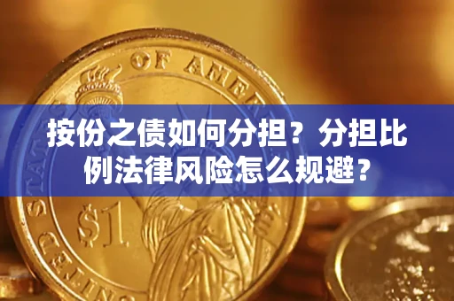 武汉按份之债如何分担？分担比例法律风险怎么规避？