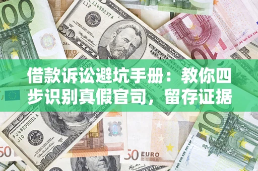 武汉借款诉讼避坑手册：教你四步识别真假官司，留存证据不踩雷