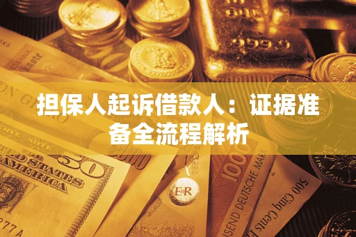 武汉担保人起诉借款人：证据准备全流程解析