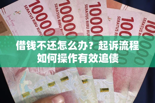 武汉借钱不还怎么办？起诉流程如何操作有效追债