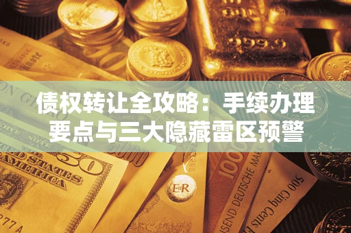 武汉债权转让全攻略：手续办理要点与三大隐藏雷区预警