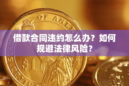 武汉借款合同违约怎么办？如何规避法律风险？