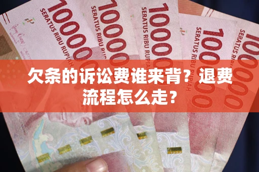 武汉欠条的诉讼费谁来背？退费流程怎么走？